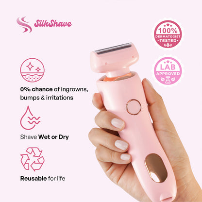 SilkShave® 2-in-1 Electric Shaver